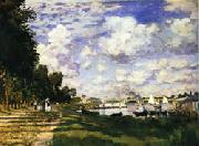 The dock at Argenteuil Claude Monet